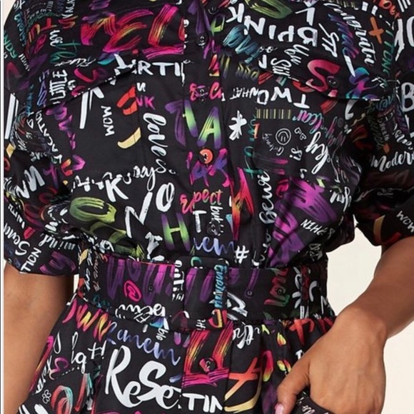 Latiste | Funky Groove Utility Graffiti Jumpsuit - Picture 5 of 6